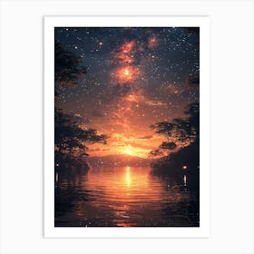 Starry Night 87 Art Print