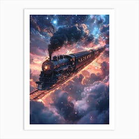 Train In The Sky 11 Art Print