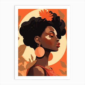 Afro Girl 7 Art Print