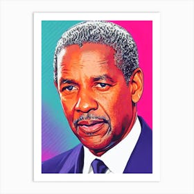 Denzel Washington Pop Movies Art Movies Art Print