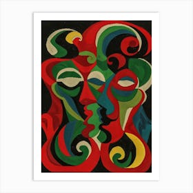 'Two Faces' 10 Art Print