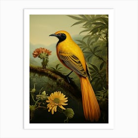 Paradise Serenade: Bird-of-Paradise Poster Art Print