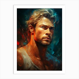 Chris Hemsworth (3) Art Print