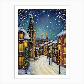 Christmas In The City 2 Art Print