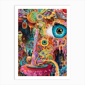 Psychedelic Art 6 Art Print