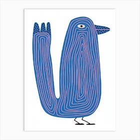 Blue Bird 6 Art Print