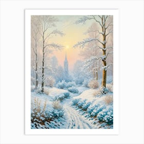 A Blanket of Snow Art Print