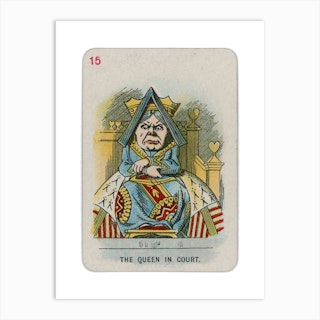 The Queen In Court Art Print