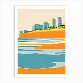 St Pete Beach Florida Midcentury Art Print