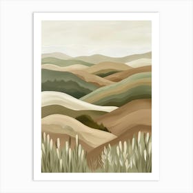 Tuscan Landscape 1 Art Print