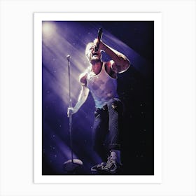 Superstars Of Dan Reynolds In Imagine Dragons Art Print