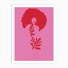 Crown Pink Art Print
