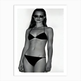 Model Kate Moss Calvin Klein Resort 1993 Rtw, New York Art Print