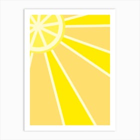 Lemon Sunshine Art Print