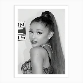 Ariana Grande Attends The 2016 American Music Awards Art Print