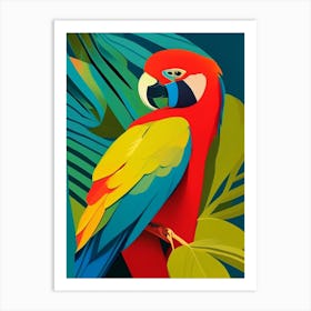 Parrot Pop Matisse 2 Bird Art Print