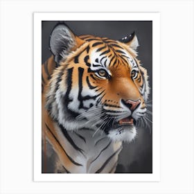 Tiger Watercolor Art Print