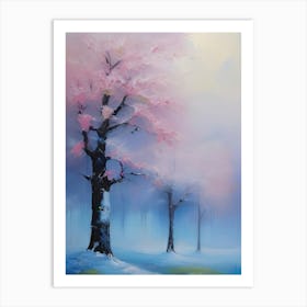 Sakura Trees 1 Art Print