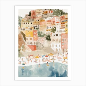 Summer In Positano Art Print