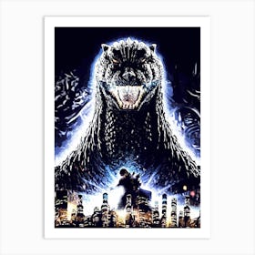 Godzilla 7 Art Print