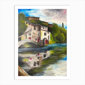 House By The River Art Print