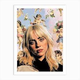 Angels Billie Eilish 1 Art Print