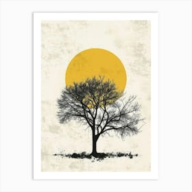 Sunset Tree 1 Art Print