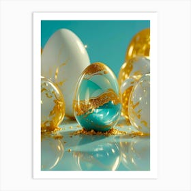 Easter Eggs Art Print