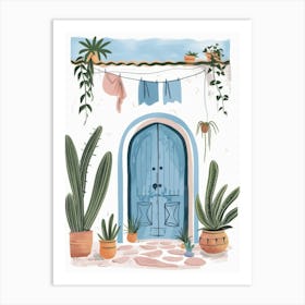 Cactus Door 3 Art Print