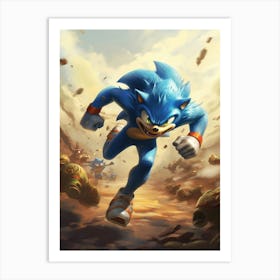 Sonic The Hedgehog 13 Art Print