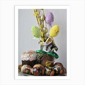 Easter Eggs 382 Art Print