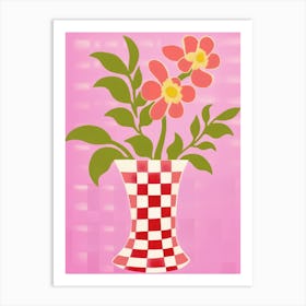 Snapdragon Flower Vase 1 Art Print