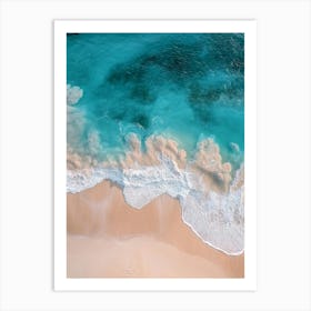 Aerial View Of A Beach 67 Art Print