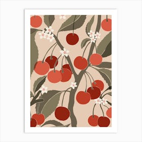 Cherries Art Print