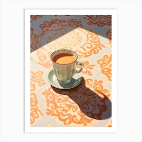 Chai Latte Art Print
