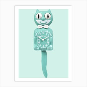 Kitschy Kit Cat Clock 1 Art Print