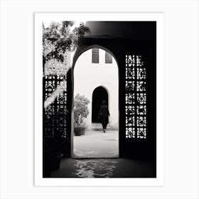 Marrakech, Morocco, Photography In Black And White 1 Art Print