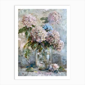 A World Of Flowers Hydrangea 4 Painting Art Print