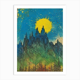 Mountain Range 9 Art Print