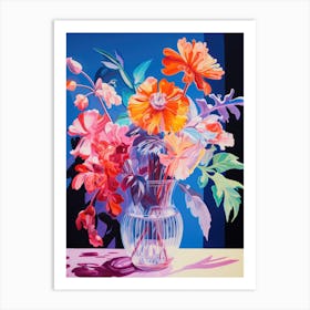 Flowers In A Vase 23 Art Print