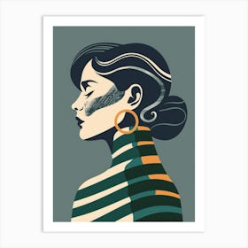 Portrait Of A Woman 525 Art Print