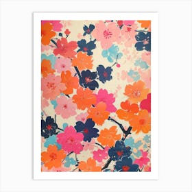 Great Japan Hokusai Japanese Floral 19 Art Print