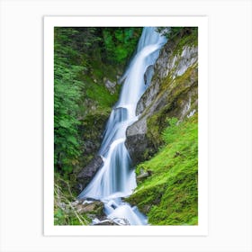 Trummelbach Falls, Switzerland Nat Viga Style (3) Art Print