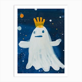 Ghost With Crown 1 Art Print