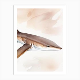 Epaulette Shark 4 Watercolour Art Print