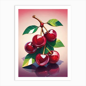 Cherries Art Print