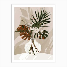 Floral Arrangement In A Vase 5 Art Print