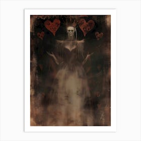 Skeleton Queen Art Print