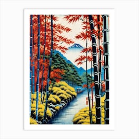 Japanese Landscape Painting 1 Art Print