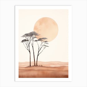 Watercolour Of Polihale State Park   Kauai Hawaii Usa 3 Art Print